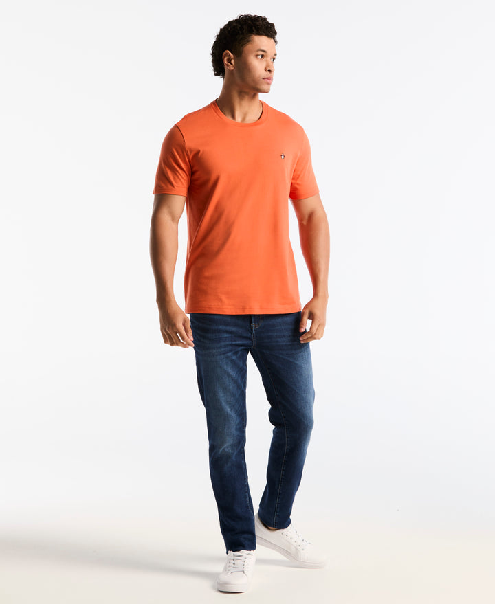 TV Pete Organic Cotton Tee (Orange Rust) 
