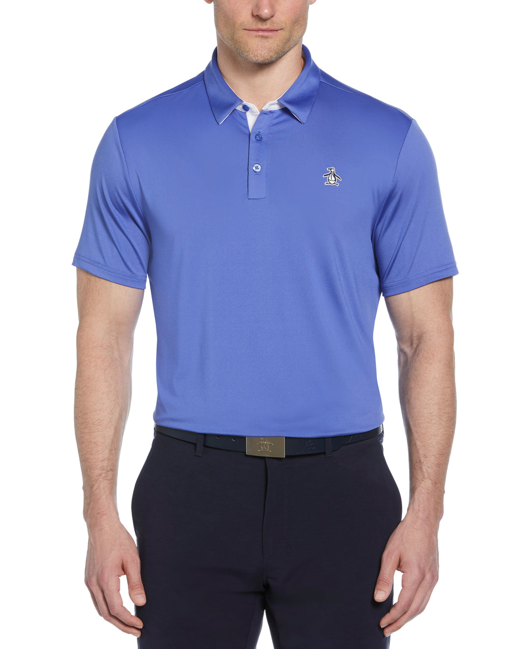 Original Block Design Golf Polo-Golf Polos-Amparo Blue-XS-Original Penguin