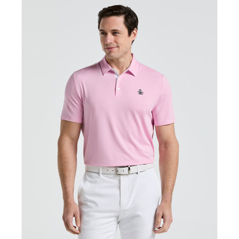 Original Block Design Short Sleeve Golf Polo Shirt (Lilac Sachet) 