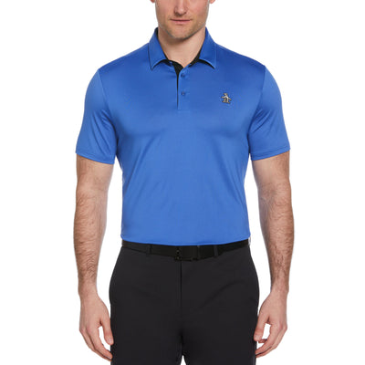 Original Block Design Short Sleeve Golf Polo Shirt (Nebulas) 