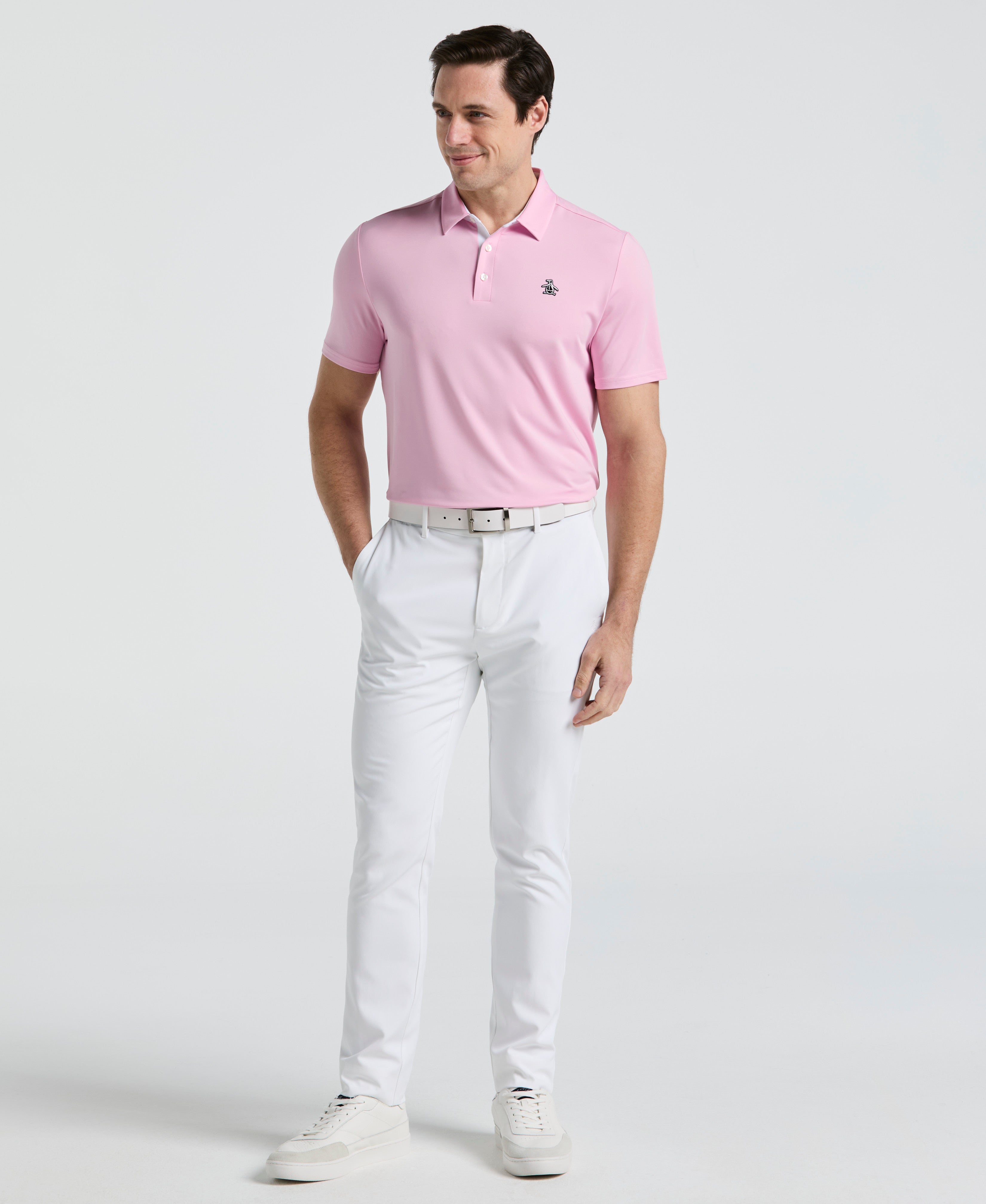 Original Block Design Golf Polo – Original Penguin US
