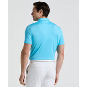 Original Block Design Short Sleeve Golf Polo Shirt (Aquarius) 