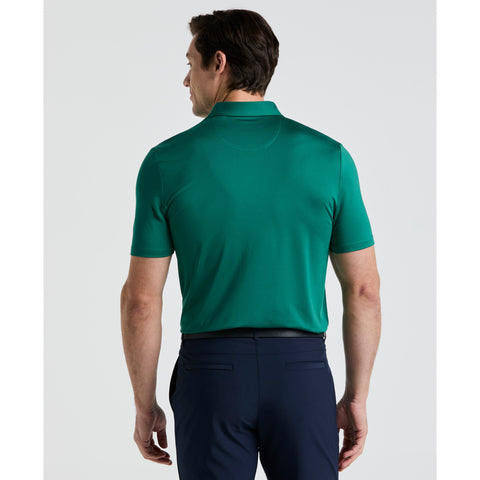 Original Block Design Short Sleeve Golf Polo Shirt (Galapagos Green) 