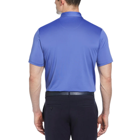 Original Block Design Short Sleeve Golf Polo Shirt (Amparo Blue) 