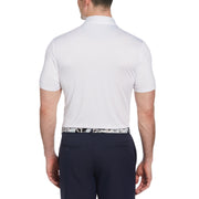 Original Block Design Short Sleeve Golf Polo Shirt (Bright White) 