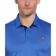 Original Block Design Short Sleeve Golf Polo Shirt (Nebulas) 