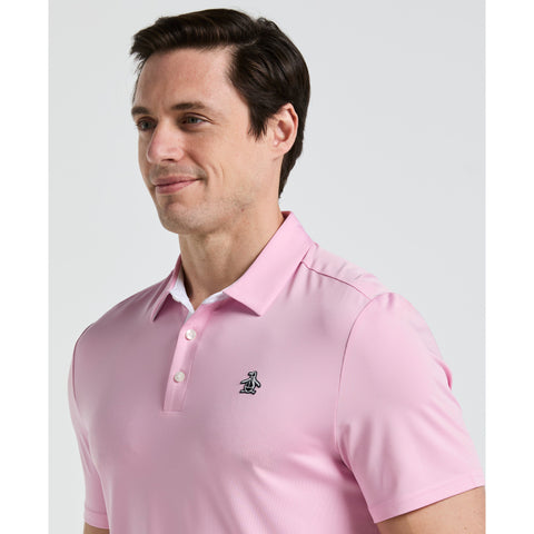 Original Block Design Short Sleeve Golf Polo Shirt (Lilac Sachet) 