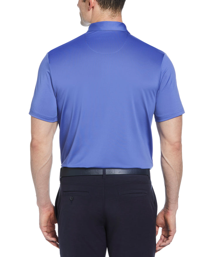 Original Block Design Short Sleeve Golf Polo Shirt (Amparo Blue) 
