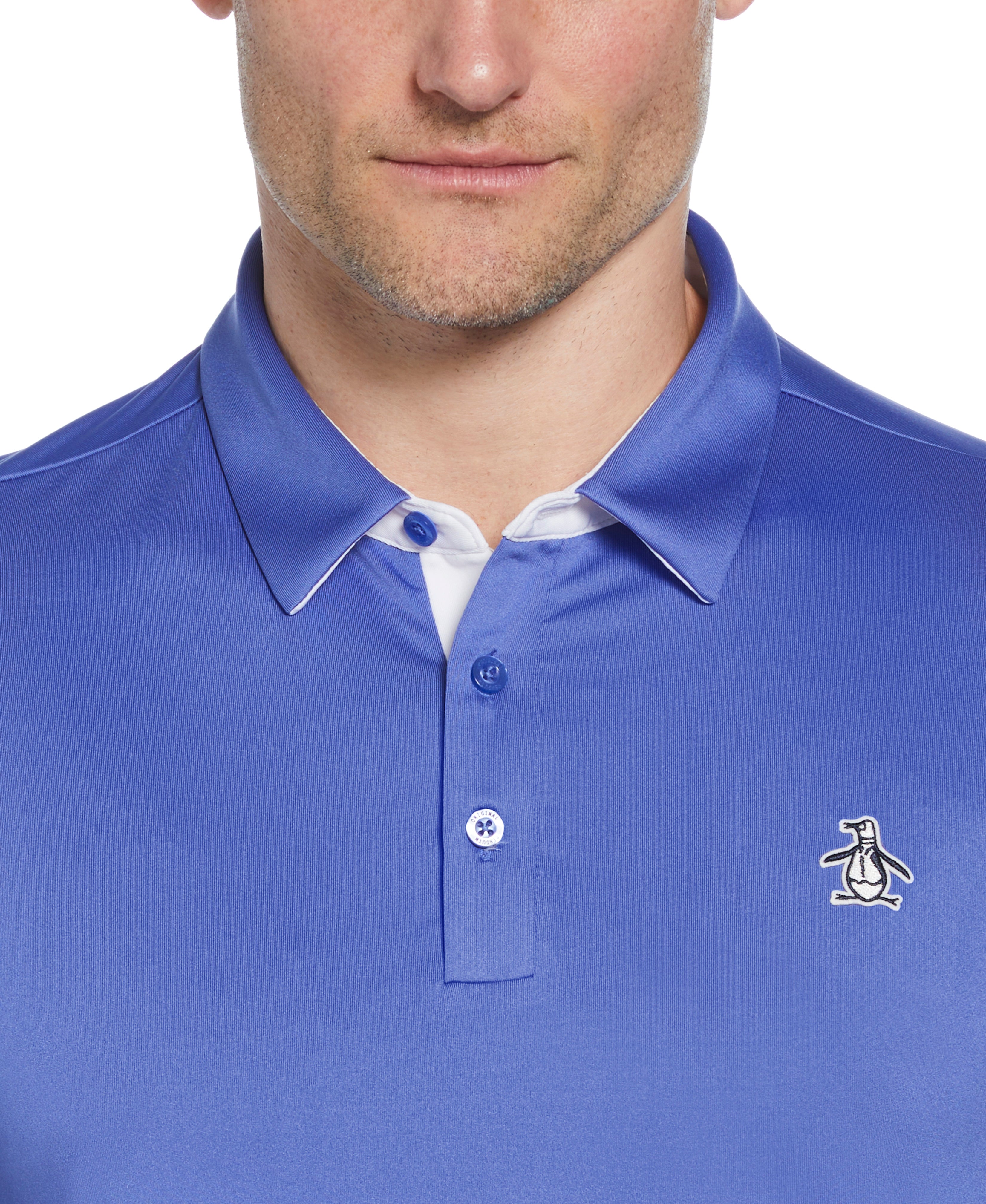 Original Block Design Golf Polo – Original Penguin US