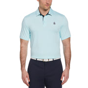 Original Block Design Short Sleeve Golf Polo Shirt (Tanager Turquoise) 
