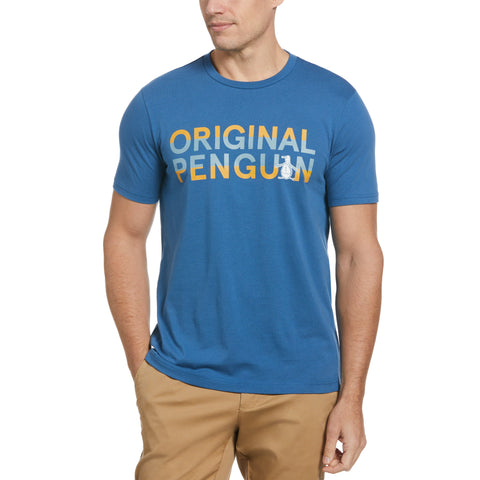 Original Penguin Graphic Logo Tee (Dark Blue) 