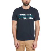 Original Penguin Graphic Logo Tee (Dark Sapphire) 