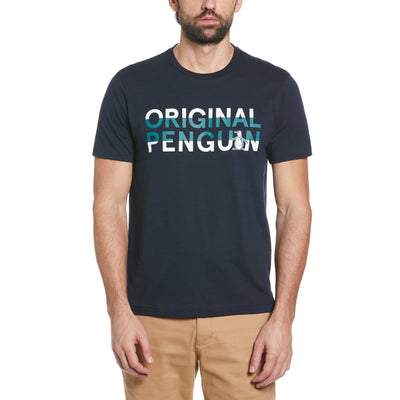 Original Penguin Graphic Logo Tee (Dark Sapphire) 