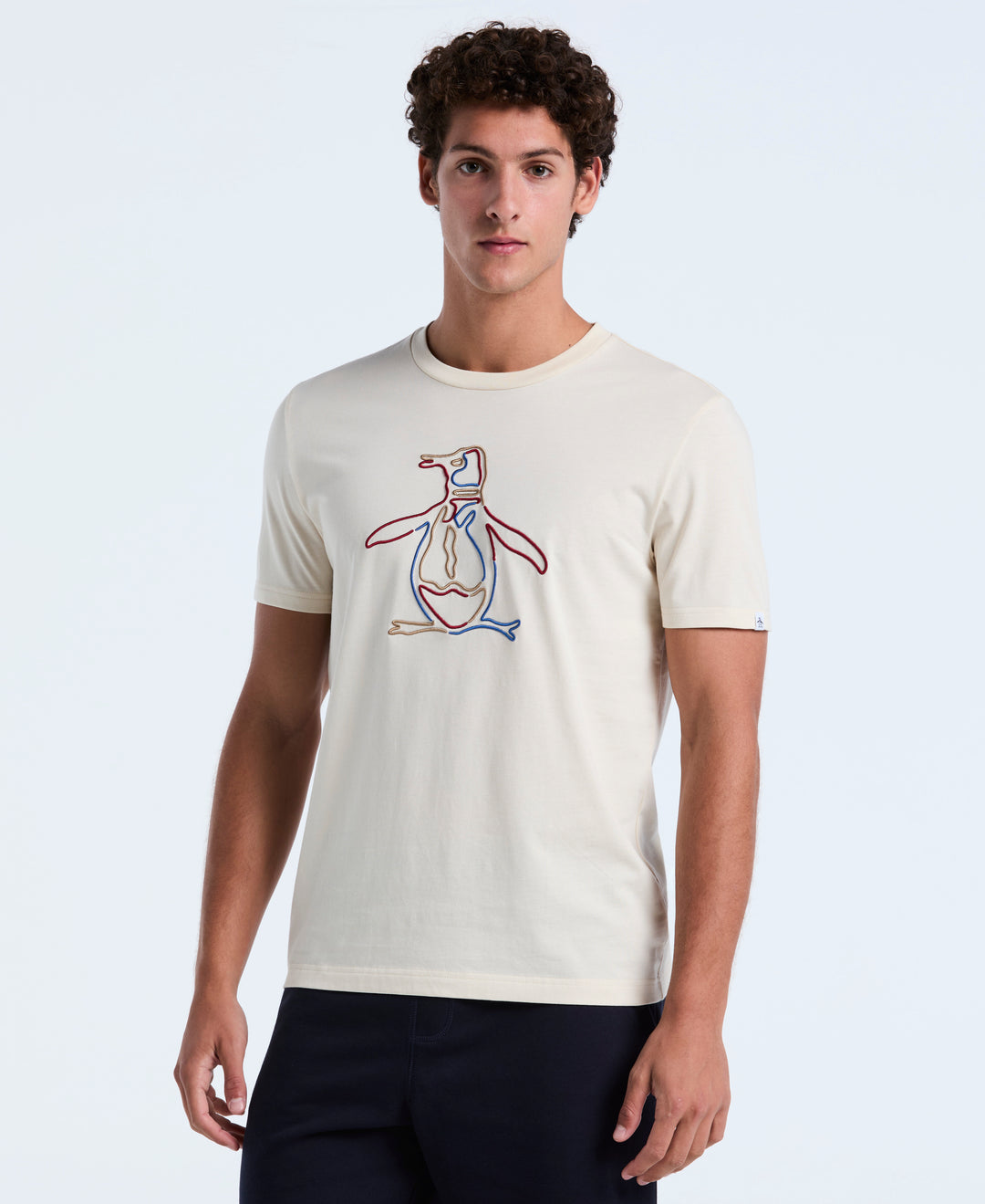 Outline Pete Graphic Tee-Tees-Birch-XS-Original Penguin