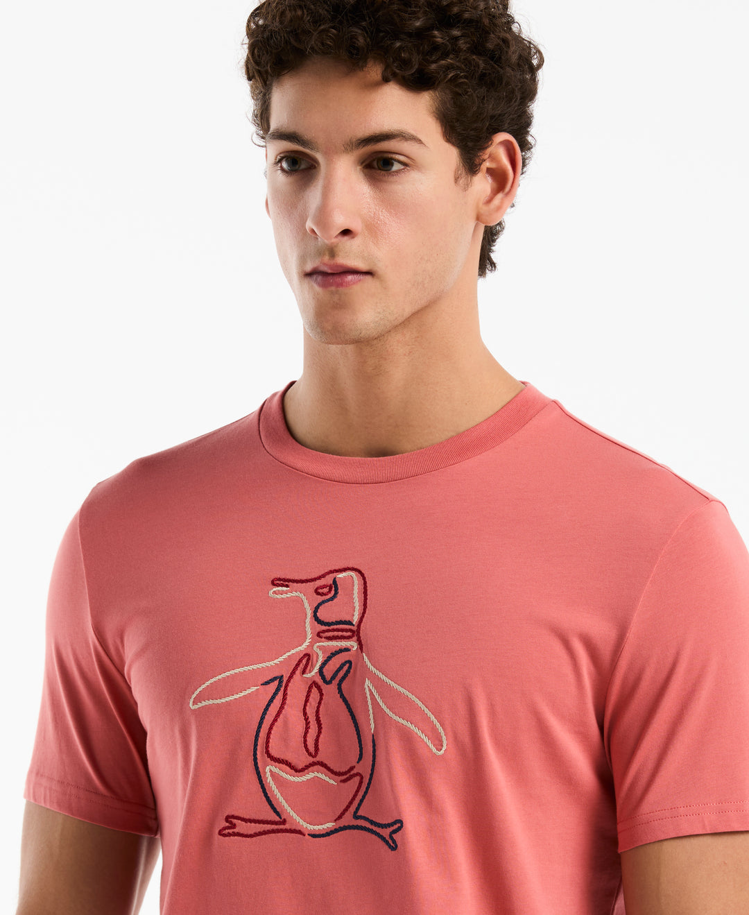 Outline Pete Graphic Tee (Faded Rose) 