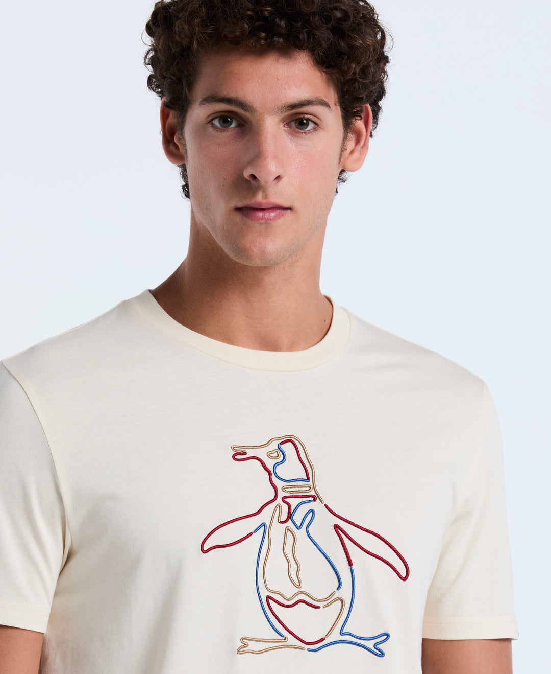 Outline Pete Graphic Tee-Tees-Original Penguin