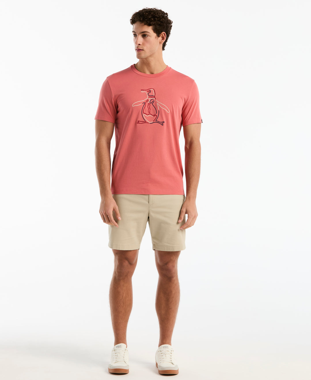 Outline Pete Graphic Tee (Faded Rose) 