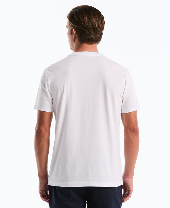 Outline Pete Graphic Tee (Bright White) 