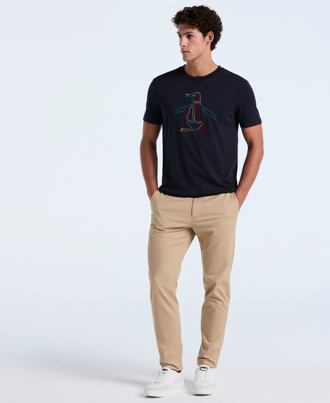Outline Pete Graphic Tee (Dark Sapphire) 