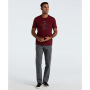 Outline Pete Graphic Tee (Cabernet) 