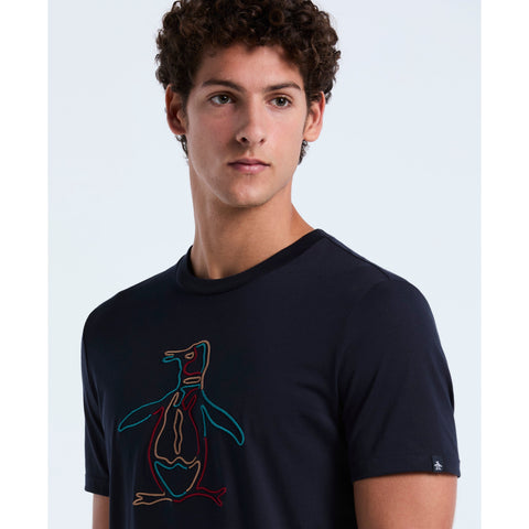 Outline Pete Graphic Tee (Dark Sapphire) 