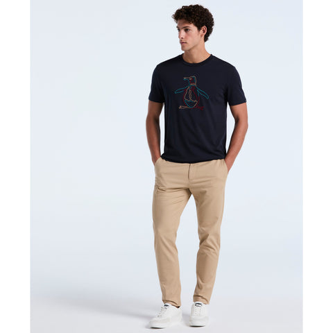 Outline Pete Graphic Tee (Dark Sapphire) 