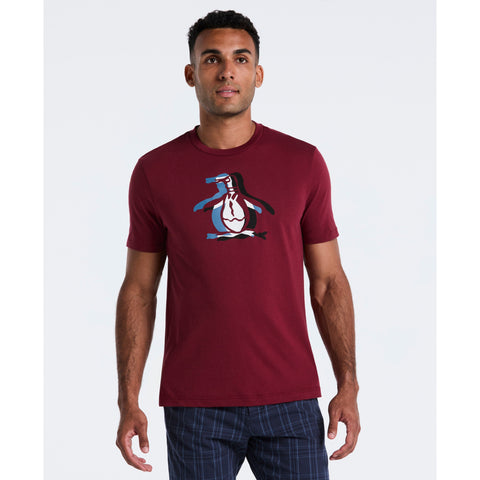 Overlap Pete Graphic Tee (Cabernet) 