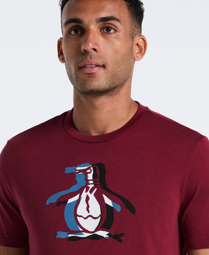 Overlap Pete Graphic Tee (Cabernet) 