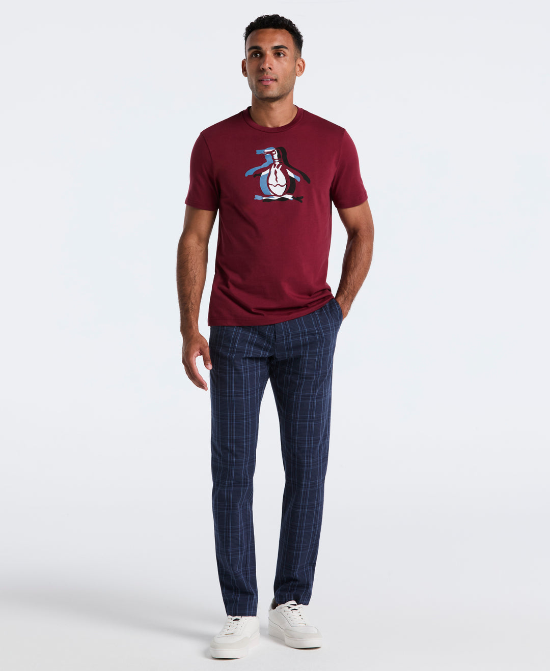 Overlap Pete Graphic Tee (Cabernet) 