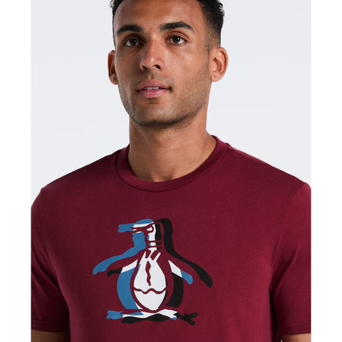 Overlap Pete Graphic Tee (Cabernet) 