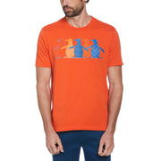 Overlap Petes Graphic Tee (Red Clay) 