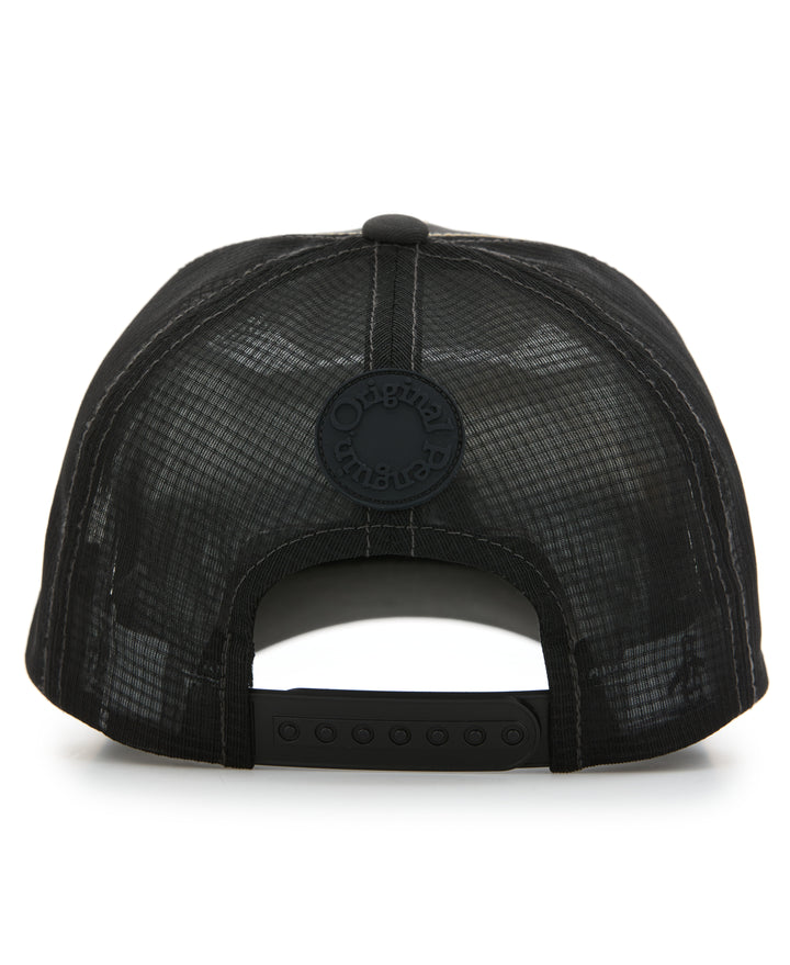 Oversized Stitched Pete Trucker Hat (Asphalt) 