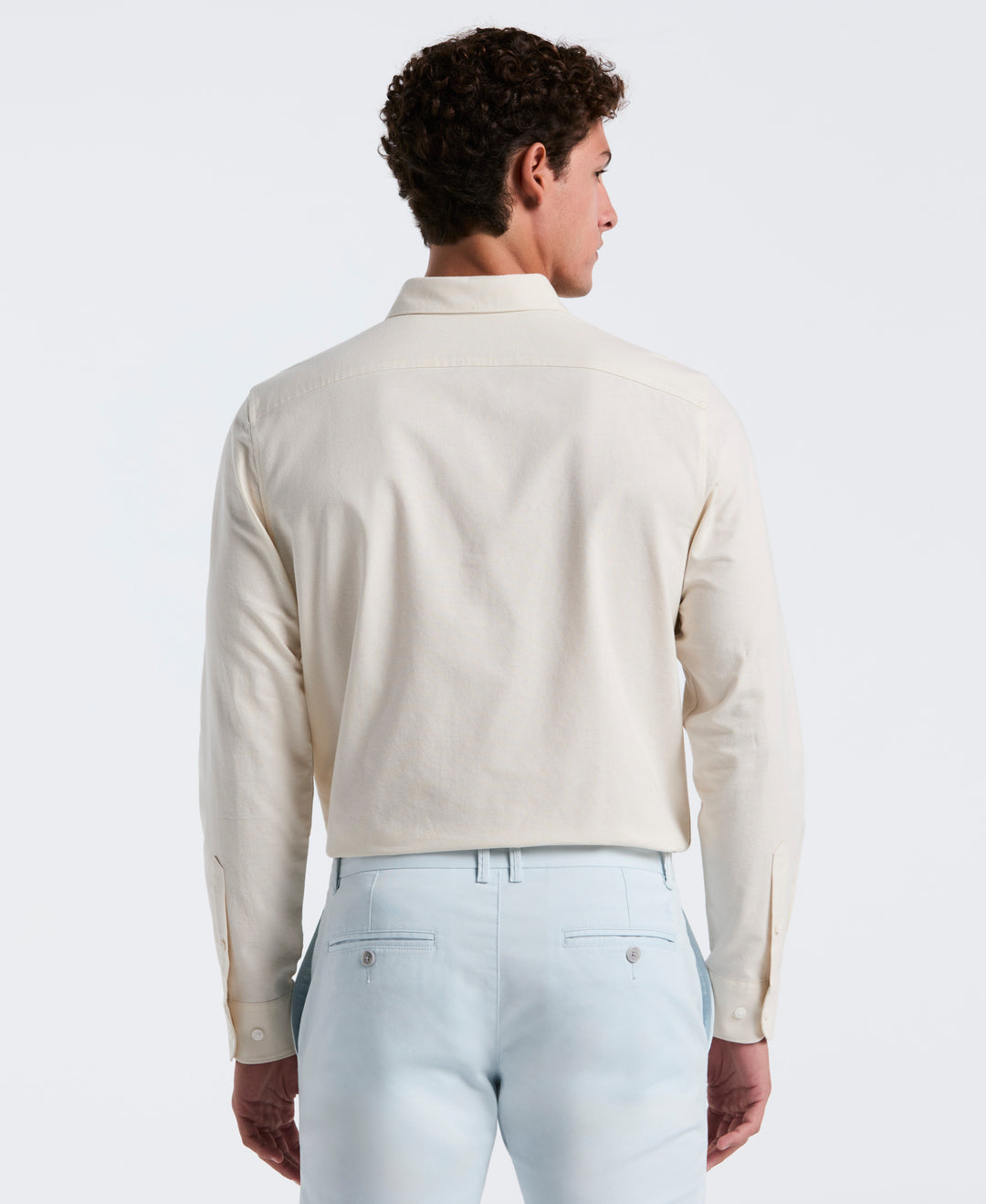 Oxford Long Sleeve Button-Down Shirt (Birch) 