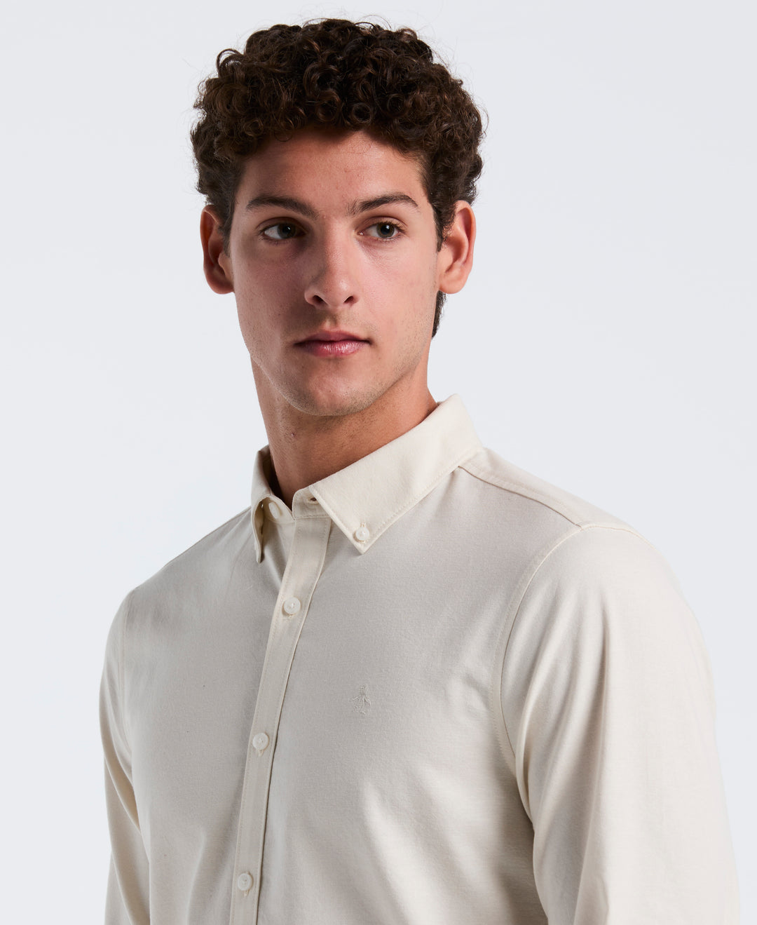 Oxford Long Sleeve Button-Down Shirt (Birch) 