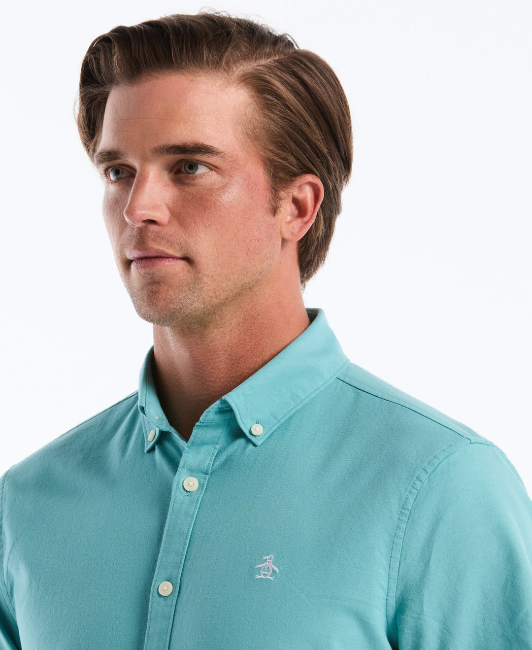 Oxford Stretch Shirt (Aquarelle) 