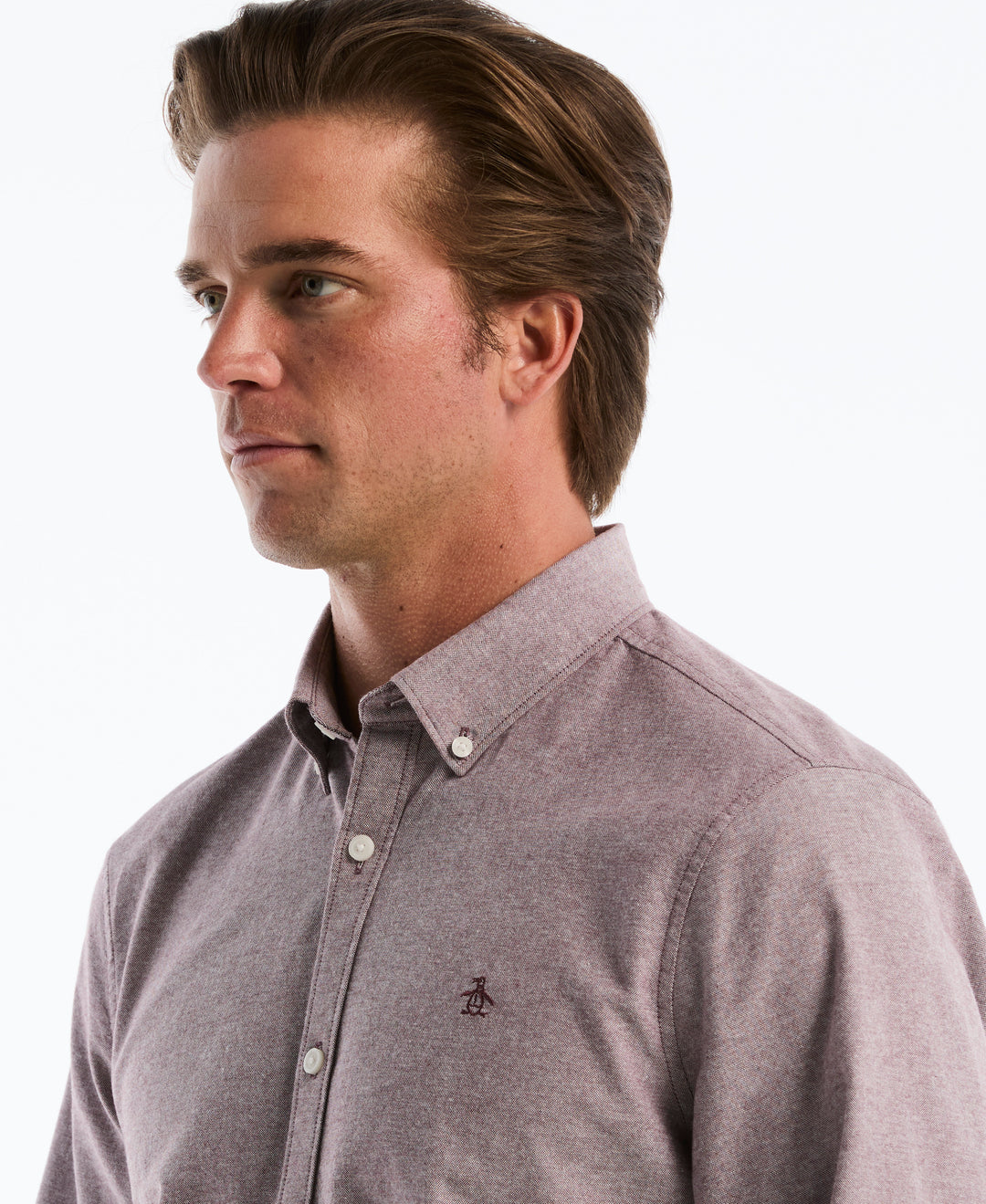 Oxford Long Sleeve Button-Down Shirt (Port Royale) 
