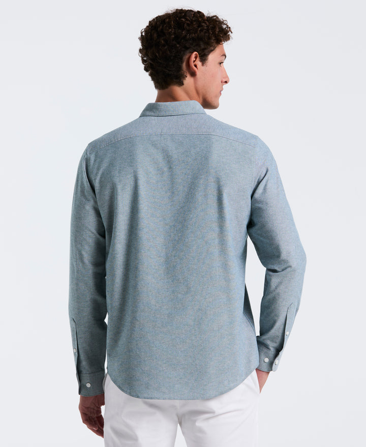 Oxford Long Sleeve Button-Down Shirt (June Bug) 