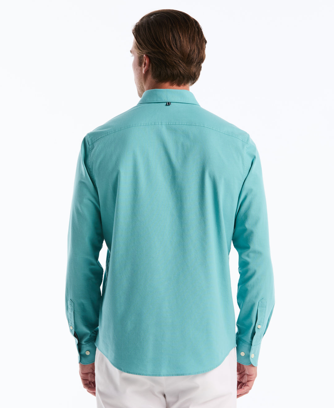EcoVero Oxford Stretch Long Sleeve Shirt (Aquarelle) 