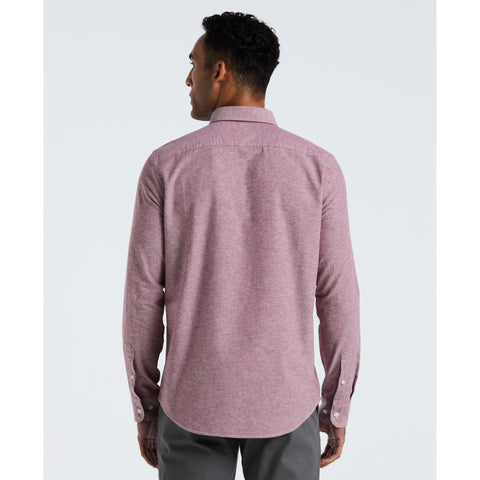 Oxford Long Sleeve Button-Down Shirt (Cabernet) 