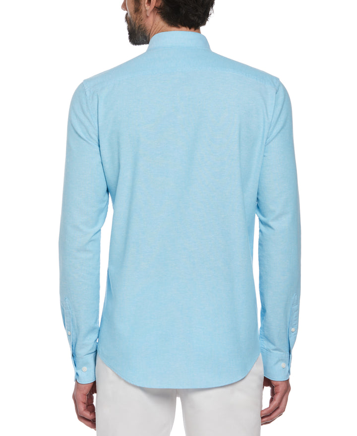 Oxford Long Sleeve Button-Down Shirt (Aquarius) 
