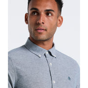 Oxford Long Sleeve Button-Down Shirt (Reflecting Pond) 