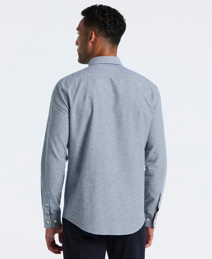 Oxford Long Sleeve Button-Down Shirt (Reflecting Pond) 