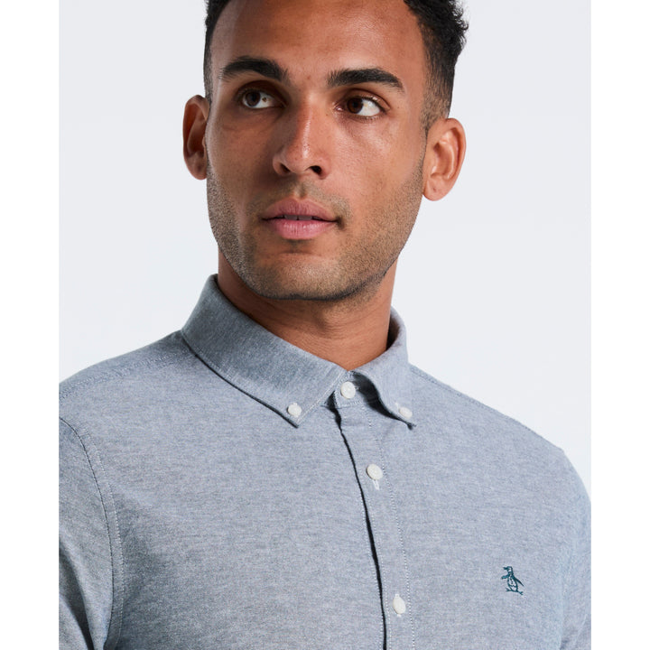 Oxford Long Sleeve Button-Down Shirt (Reflecting Pond) 