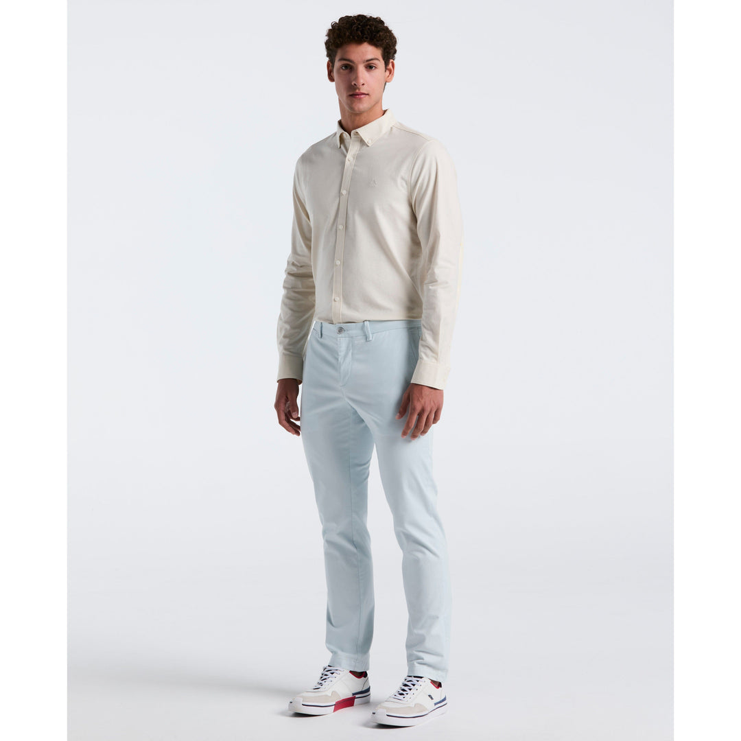 Oxford Long Sleeve Button-Down Shirt (Birch) 