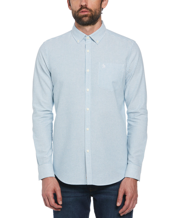 Stripe Oxford Shirt (Mosaic Blue) 