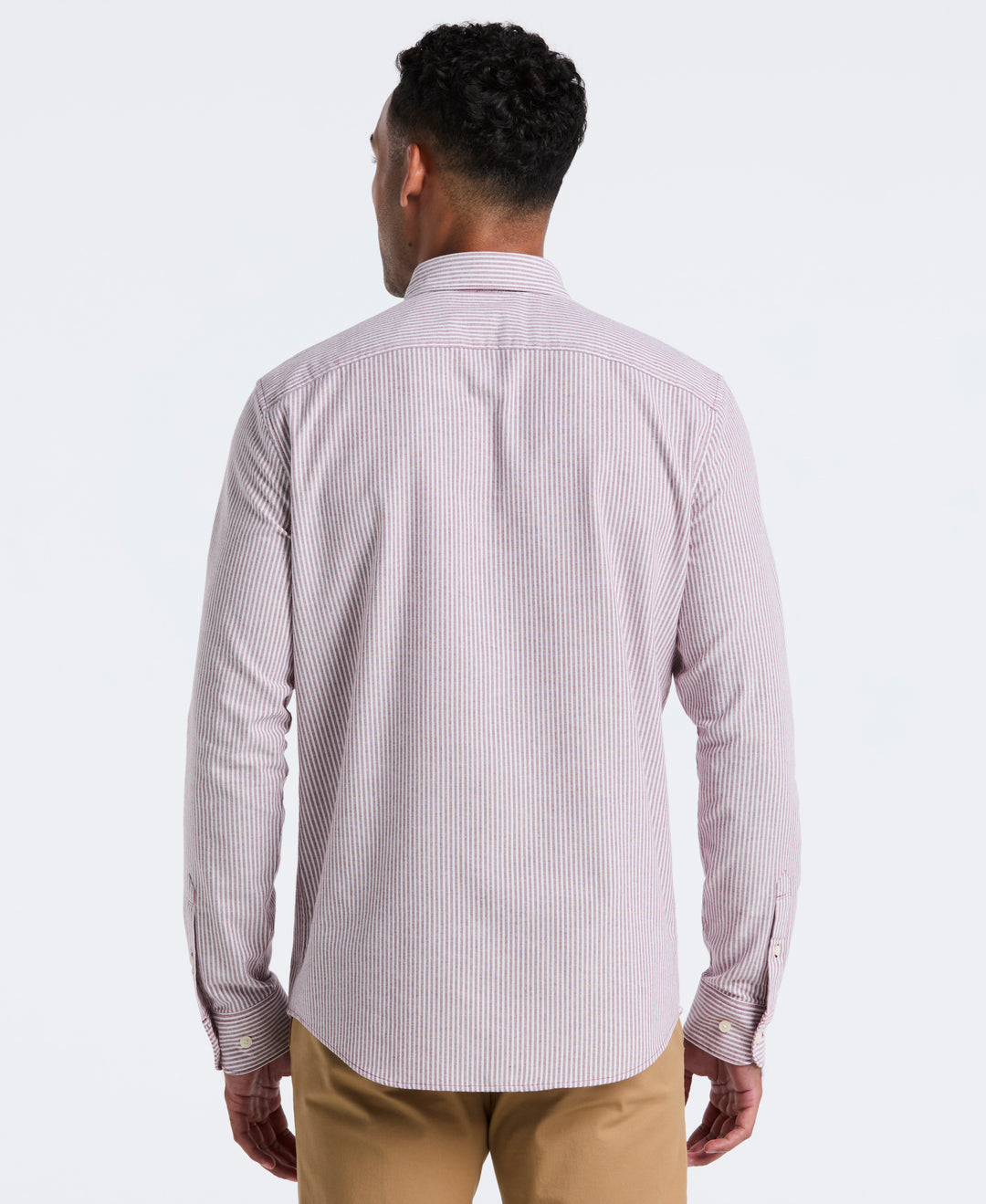 Stripe Oxford Shirt (Cabernet) 