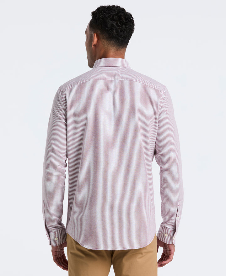 Stripe Oxford Shirt (Cabernet) 