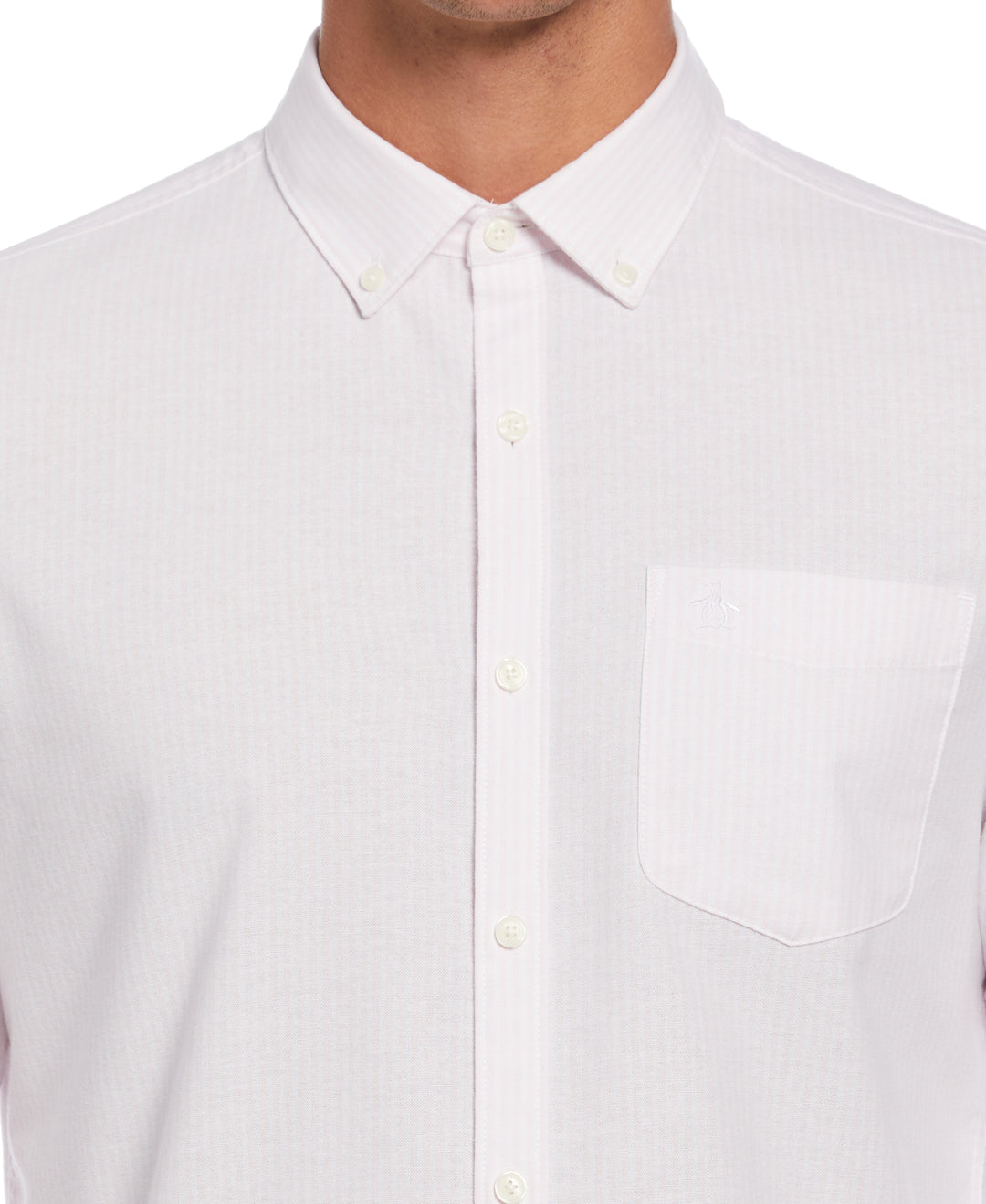 Stripe Oxford Shirt (Parfait Pink) 