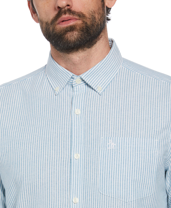 Stripe Oxford Shirt (Mosaic Blue) 