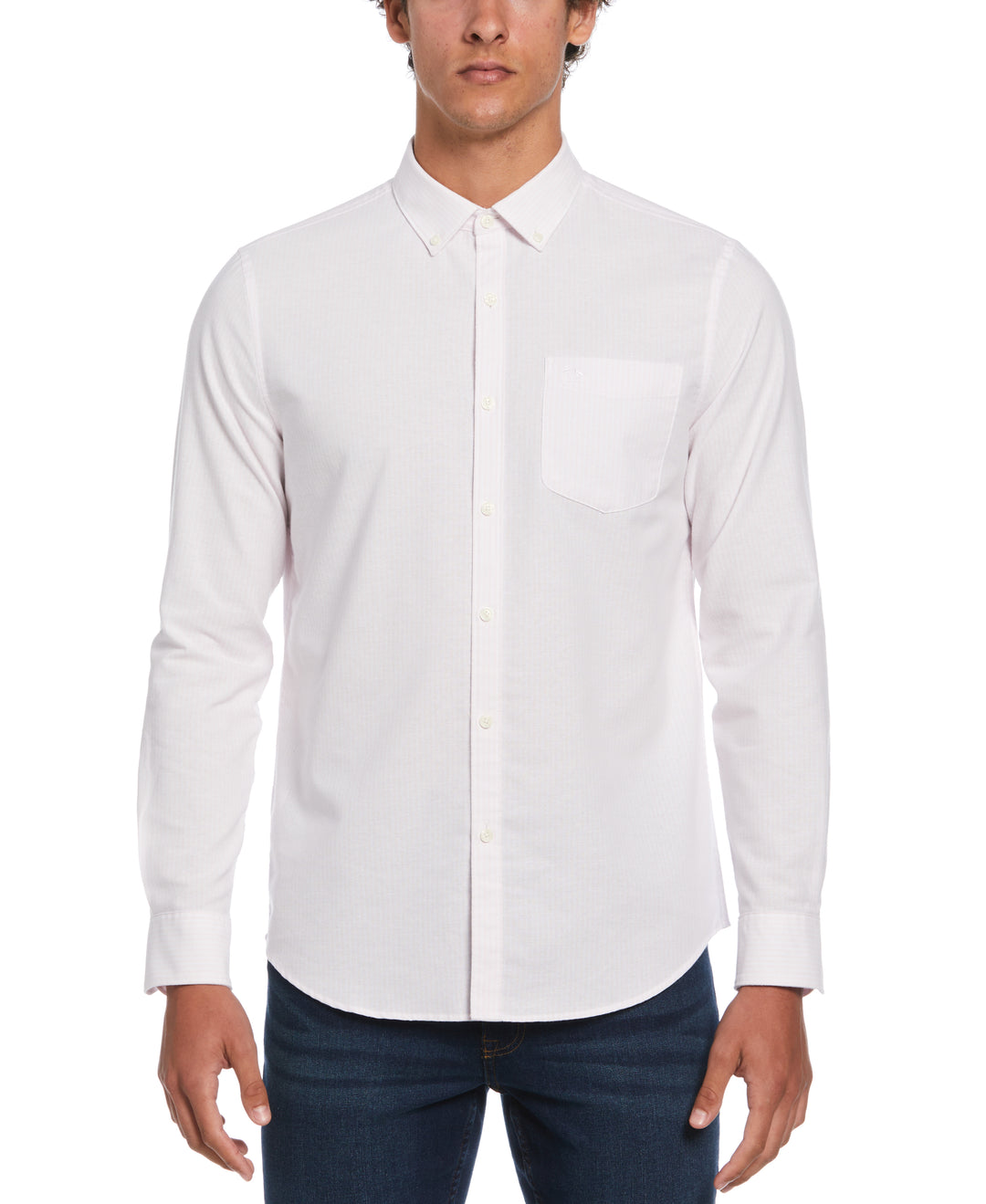 Stripe Oxford Shirt (Parfait Pink) 